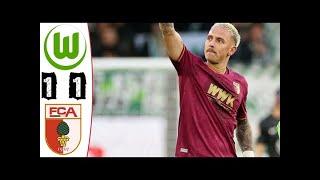 All Goals & Highlight l (1-1) Wolfsburg vs Augsburg l Football Highlights