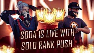 Solo Rank Push Live - Soda Gaming is Live - Telugu Live Stream - #TSG