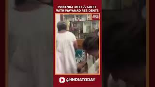 Congress Candidate For Wayanad LS ByPoll Priyanka Gandhi Visits The Houses Of Locals