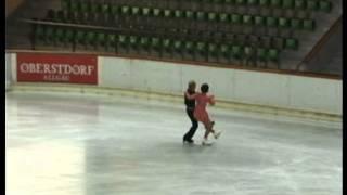 Оберстдорф 2009  Екатерина Ерина   Александр Ксензенко  Серебро   блюз