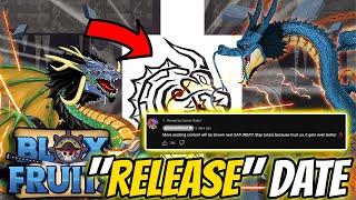 *INSANE* New Dragon Rework Blox Fruits Update Release Date!?!