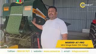 Why Karnataka Fodder Entrepreneur chose Cornext Mini Silage Baler ? | Real User Review | 18001217677