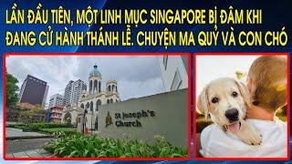 Lần đầu tiên, một linh mục Singapore bị đâm khi đang cử hành thánh lễ. Chuyện ma quỷ và con chó