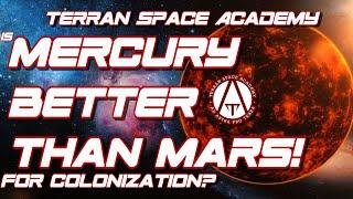 Space Colonization: Mercury is Better than Mars!