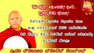 ඔබ කවුද කොහෙන්ද ආවේ Niwathapa thero# | Sandu TV | #Bana