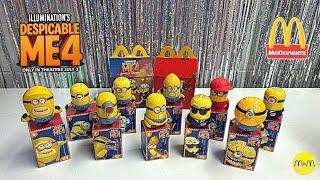 Despicable Me 4  Happy Meal Collection at McDonald’s! Full Set! June 2024!