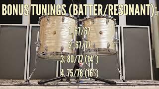 BDC Drum Tuning Lab: 14" & 16" Floor Toms, Part 2