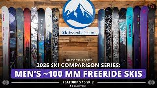 2025 Men's 100 mm Ski Comparison - Part 1: Freeride Skis - with SkiEssentials.com