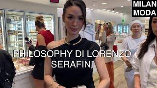 Philosophy di Lorenzo Serafini GUESTS OUTFITS and STREETSTYLE Milan Fashion week  #italy #milan