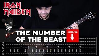 【IRON MAIDEN】[ The Number Of The Beast ] cover by Masuka | LESSON | GUITAR TAB