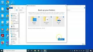 OneDrive: Auto-backup of Desktop etc.