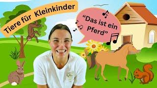 Tiere für Kleinkinder - Part 1 | Tiere für Kinder | Lernen für Kleine mit Miss Josi