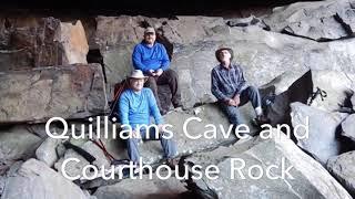 Quilliams Cave and Courthouse Rock