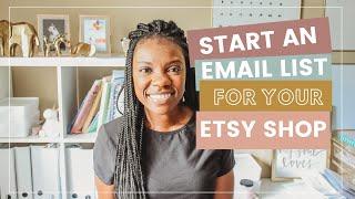 AWeber | How You Can START an email list for your Etsy Shop with AWeber