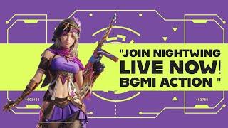 "Play BGMI Live with Nightwing! Join the Fun!" #battlegroundsmobileindia #bgmilive #indiakagame