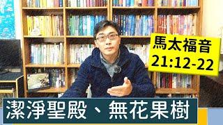 2021.03.07 活潑的生命 馬太福音21:12-22 逐節講解【潔淨聖殿、無花果樹】