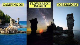 Overnight Camping on Flowerpot Island, Tobermory