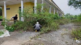 Everyone was happy when we helped clean up the abandoned hall for Christmas