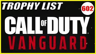 Vanguard Platinum Trophy List (ALL Vanguard Achievements)