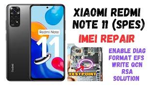 Xiaomi redmi note 11 (spes) Imei Repair /Rsa Solution