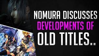 Nomura Mentions Versus XIII and Early KH3 thoughts in 358/2 Days Ultimania - Main Nomura Interview