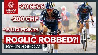 Why Did Primož Roglič Get A 20-Second Penalty At La Vuelta? | GCN Racing News Show