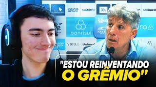 CHORUME REAGE A COLETIVA DO RENATO APÓS EMPATE CONTRA O FLU!! GREMIO VAI INVESTIR??