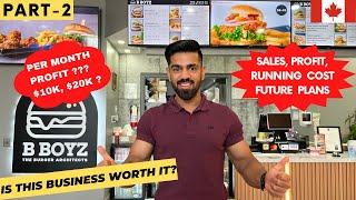 PART-2 HOW TO START BUSINESS IN CANADA | SALES, PROFIT, RUNNING COST OF RESTAURANT #toronto #canada