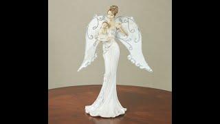 Angel of Love with Sleeping Child Figurine