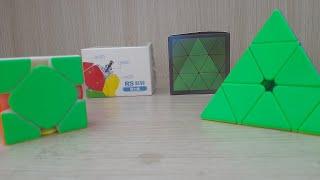 Unbox,  review, đánh giá YJ Yulong Pyraminx và Skewb RS