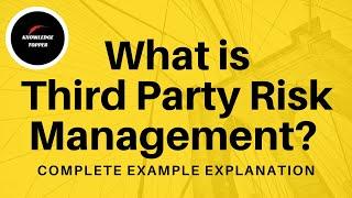 Third Party Risk Management - TPRM