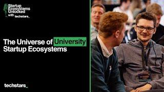 The Universe of University Startup Ecosystems