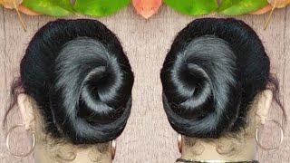 1 Mints Bun Hairstyles  Quick & Easy Juda Hairstyle ! Simple Juda Hairstyle Using Only U-Pin