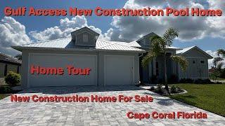 Cape Coral Fl Gulf Access Pool Home Tour. New Construction Homes For Sale In Cape Coral Florida.