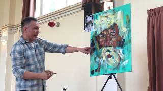 Acrylic portrait workshop