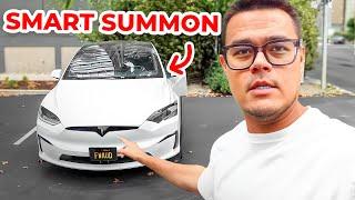 ACTUAL SMART SUMMON IS here on my TESLA Model X