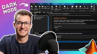 MATLAB has a NEW DESKTOP IDE  (yes, it has Dark Mode) [2024]