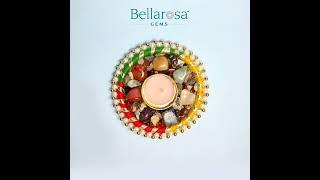 Bellarosa gems |Diwali |Crystals Chips Diya|