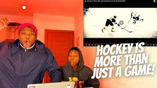 FOOTBALL FANS FIRST TIME REACTING TO "Hockey Is More Than Just A Game, It's An All Out Battle HD"