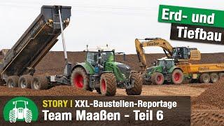 Maaßen Erd- und Tiefbau Teil 6 - Action auf der Baustelle (CAT 352F Bagger & neuer Speed-Dozer)