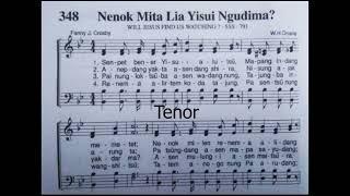 Ao hymnal no. 348 ||Nenok Mita lia Yisui ngudima{well Jesus find us watching}all parts instrumental