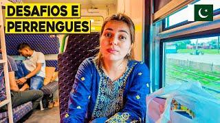 PRIMEIRA VEZ VIAJANDO DE TREM PELO PAQUISTÃO