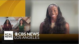 Olympic athlete Brittany Brown talks about her upcoming 200 meter event