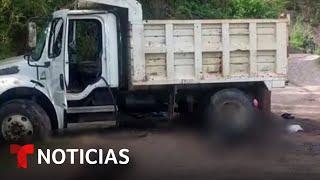 Aparecen 19 hombres asesinados en camión en Chiapas. Varios eran guatemaltecos | Noticias Telemundo