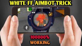 White ff aimbot trick  tutorial | New jump headshot trick