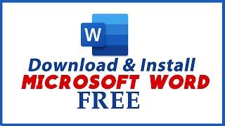 How to Download & Install Microsoft Word Office For Free on Laptop 2023