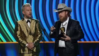 BROTHERS OSBORNE Win Best Country Duo/Group Performance | 2022 GRAMMYs Acceptance Speech