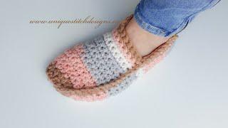 Crochet Fast and Easy Slippers for Beginners