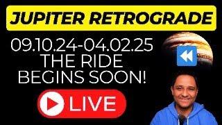 Jupiter retrograde in Taurus 09.10.24-04.02.25 - Mrigashira to Rohini Explanation included (YT LIVE)