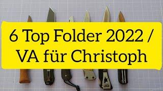 Meine top 5 + 1 Taschenmesser 2022 / VA für den Kanal schnorres58